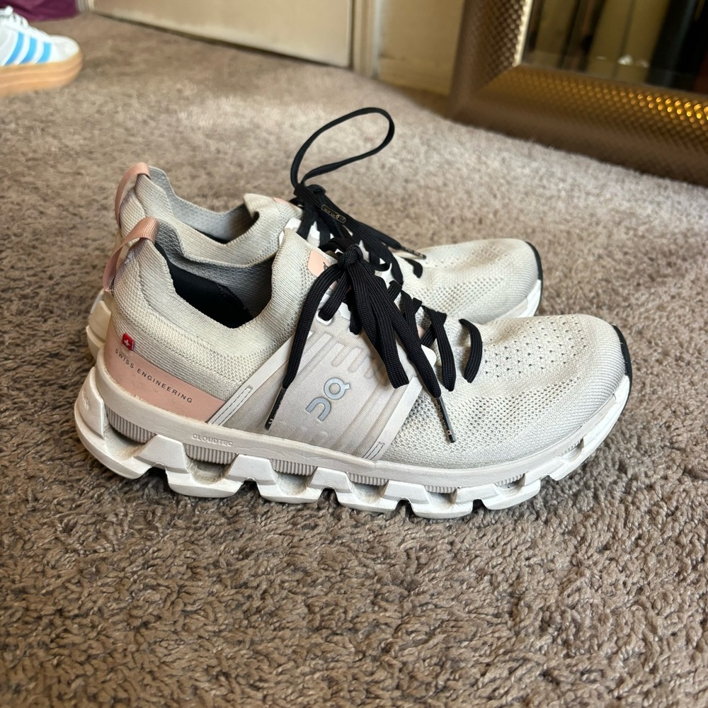 Cloudswift 3 pink white womens